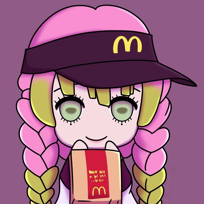 Hình mitsuri chibi nhỏ xinh phong cách anime