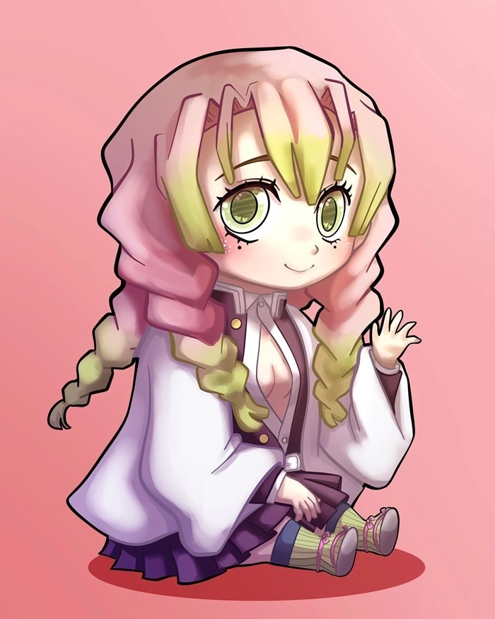 Chibi mitsuri and shinobu đáng yêu cho fan