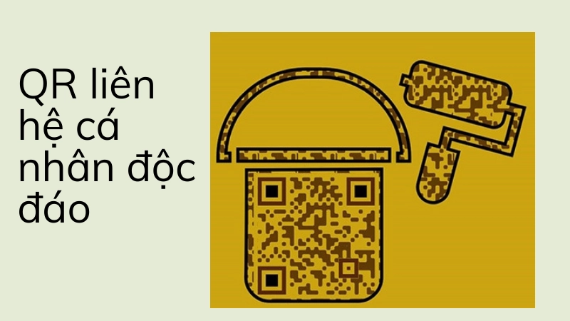 Thiết kế mã QR chứa thông tin liên hệ độc đáo