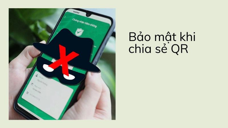 Cách bảo mật thông tin khi chia sẻ mã QR