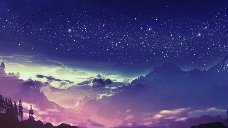 Tô điểm không gian sống bằng những bức tranh phong cảnh ban đêm đầy nghệ thuật.