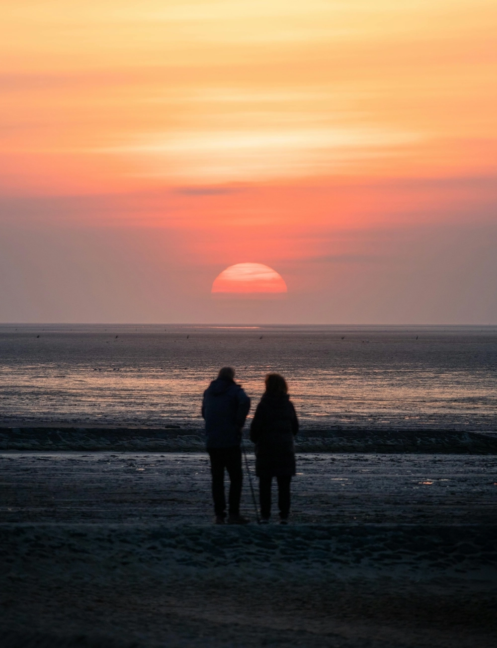 Ghi lại vẻ đẹp hùng vĩ của thiên nhiên qua hình nền phong cảnh hoàng hôn.